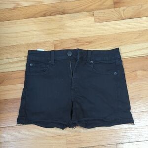 Women's Black Denim Shorts